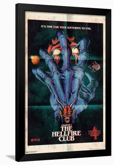 Netflix Stranger Things: Season 4 - The Hellfire Club-Trends International-Framed Poster