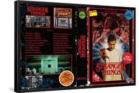 Netflix Stranger Things: Season 4 - VHS By Joe Corroney (Only @ Allposters)-Trends International-Framed Poster