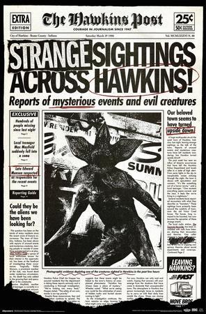 Netflix Stranger Things: Season 5 (2025) - Demogorgon Newspaper