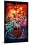 Netflix Stranger Things - Three Seasons One Sheet-Trends International-Mounted Poster
