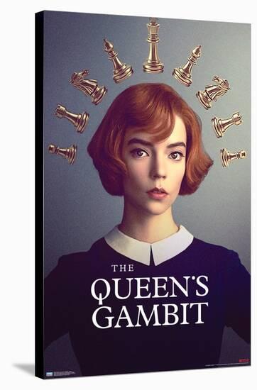 Netflix The Queen's Gambit - Chess-Trends International-Stretched Canvas