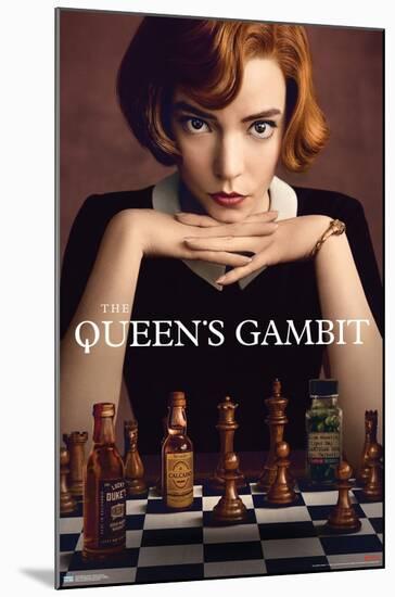 Netflix The Queen's Gambit - Key Art-Trends International-Mounted Poster