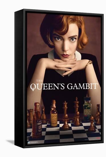 Netflix The Queen's Gambit - Key Art-Trends International-Framed Stretched Canvas