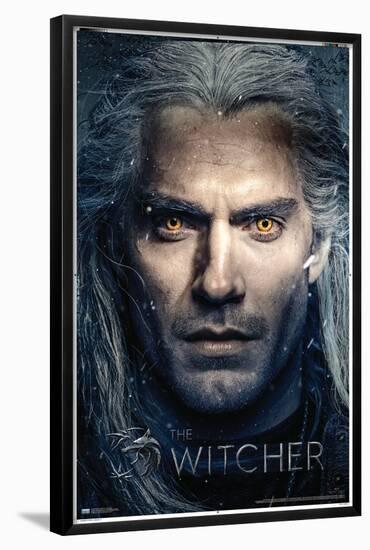 Netflix The Witcher - Closeup-Trends International-Framed Poster