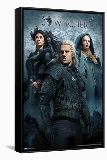 Netflix The Witcher - Key Art-Trends International-Framed Stretched Canvas