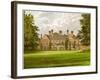 Nether Hall, Suffolk, Home of the Greene Family, C1880-AF Lydon-Framed Giclee Print