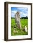 Nether Largie Standing Stones Ancient Site at Kilmartin Glen in Scotland-naumoid-Framed Photographic Print