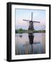 Netherland, Kinderdijk. Windmills along the canal.-Julie Eggers-Framed Photographic Print