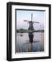 Netherland, Kinderdijk. Windmills along the canal.-Julie Eggers-Framed Photographic Print