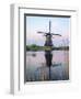 Netherland, Kinderdijk. Windmills along the canal.-Julie Eggers-Framed Photographic Print