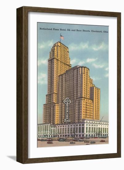 Netherland Plaza Hotel, Cincinnati-null-Framed Art Print