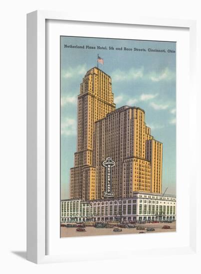 Netherland Plaza Hotel, Cincinnati-null-Framed Art Print