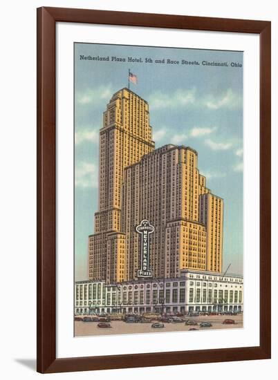 Netherland Plaza Hotel, Cincinnati-null-Framed Art Print