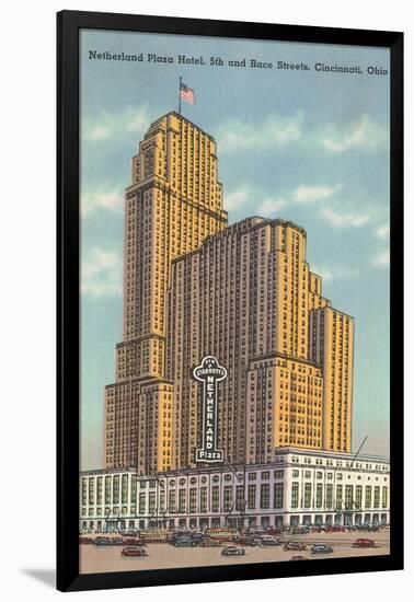 Netherland Plaza Hotel, Cincinnati-null-Framed Art Print