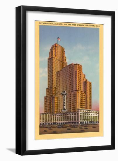 Netherland Plaza Hotel, Cincinnati-null-Framed Art Print