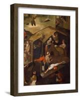 Netherlandish Proverbs, 1559-Pieter Brueghel the Younger-Framed Giclee Print