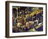 Netherlandish Proverbs. (Detail Bottom Right), 1559-Pieter Bruegel the Elder-Framed Giclee Print