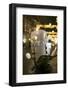 Netherlands, Amsterdam. Utrechtstraat street, motorbike-Walter Bibikow-Framed Photographic Print