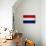 Netherlands Flag Design with Wood Patterning - Flags of the World Series-Philippe Hugonnard-Stretched Canvas displayed on a wall