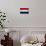 Netherlands Flag Design with Wood Patterning - Flags of the World Series-Philippe Hugonnard-Art Print displayed on a wall