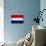 Netherlands Flag Design with Wood Patterning - Flags of the World Series-Philippe Hugonnard-Art Print displayed on a wall