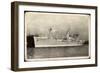 Netherlands Government, S.S. Zuiderkruis, Dampfer-null-Framed Giclee Print