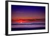 Netherlands, Holland, Beach on the West Frisian Island of Texel, North Holland, Sunset-Beate Margraf-Framed Photographic Print