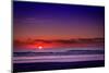 Netherlands, Holland, Beach on the West Frisian Island of Texel, North Holland, Sunset-Beate Margraf-Mounted Photographic Print