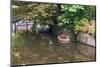 Netherlands, Holland, Medieval Old Town, Inner City Canals, Wooden Boat-Emily Wilson-Mounted Photographic Print