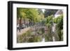 Netherlands, Holland, Utrecht Province, Amersfoort. Inner City Canals-Emily Wilson-Framed Photographic Print