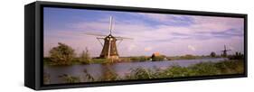 Netherlands, Holland, Windmills-null-Framed Stretched Canvas