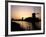 Netherlands, Kinderdijk, Canal, Windmills, Evening Mood-Thonig-Framed Photographic Print