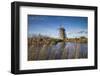 Netherlands, Kinderdijk. Traditional Dutch windmills-Walter Bibikow-Framed Photographic Print