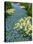 Netherlands, Lisse. Flower displays at Keukenhof Gardens.-Julie Eggers-Stretched Canvas