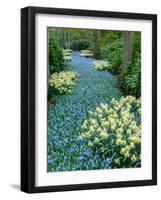 Netherlands, Lisse. Flower displays at Keukenhof Gardens.-Julie Eggers-Framed Photographic Print