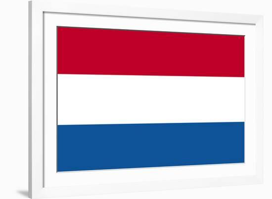 Netherlands National Flag-null-Framed Art Print