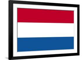 Netherlands National Flag-null-Framed Art Print