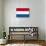 Netherlands National Flag-null-Mounted Art Print displayed on a wall