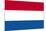 Netherlands National Flag-null-Mounted Art Print