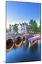 Netherlands, North Holland, Amsterdam. Keizersgracht the Canal-Francesco Iacobelli-Mounted Premium Photographic Print