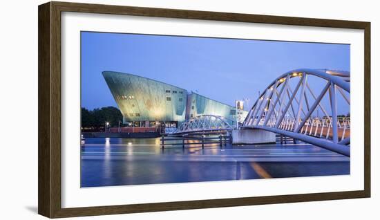 Netherlands, North Holland, Amsterdam. Nemo, Science and Technology Center (Renzo Piano Architect)-Francesco Iacobelli-Framed Photographic Print