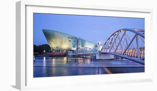 Netherlands, North Holland, Amsterdam. Nemo, Science and Technology Center (Renzo Piano Architect)-Francesco Iacobelli-Framed Photographic Print