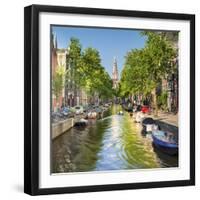 Netherlands, North Holland, Amsterdam. the Zuiderkerk Bell Tower-Francesco Iacobelli-Framed Photographic Print