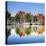 Netherlands, North Holland, Amsterdam. Typical Houses and Houseboats on Amstel River-Francesco Iacobelli-Stretched Canvas