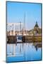 Netherlands, North Holland, Enkhuizen. Darwbridge in the Oude Haven (Old Harbor).-Jason Langley-Mounted Photographic Print