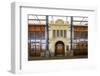 Netherlands, North Holland, Haarlem. Haarlem Train Station, built between 1906 and 1908 in Art Nouv-Jason Langley-Framed Photographic Print