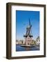 Netherlands, North Holland, Haarlem. Windmill De Adriaan on the Spaarne River.-Jason Langley-Framed Photographic Print
