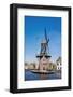 Netherlands, North Holland, Haarlem. Windmill De Adriaan on the Spaarne River.-Jason Langley-Framed Photographic Print