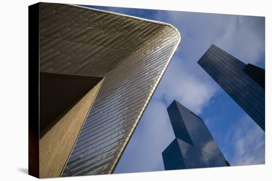 Netherlands, Rotterdam. Rotterdam Central Train Station-Walter Bibikow-Stretched Canvas