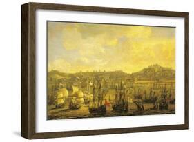 Netherlands, Rotterdam, View of City of Lisbon-null-Framed Giclee Print